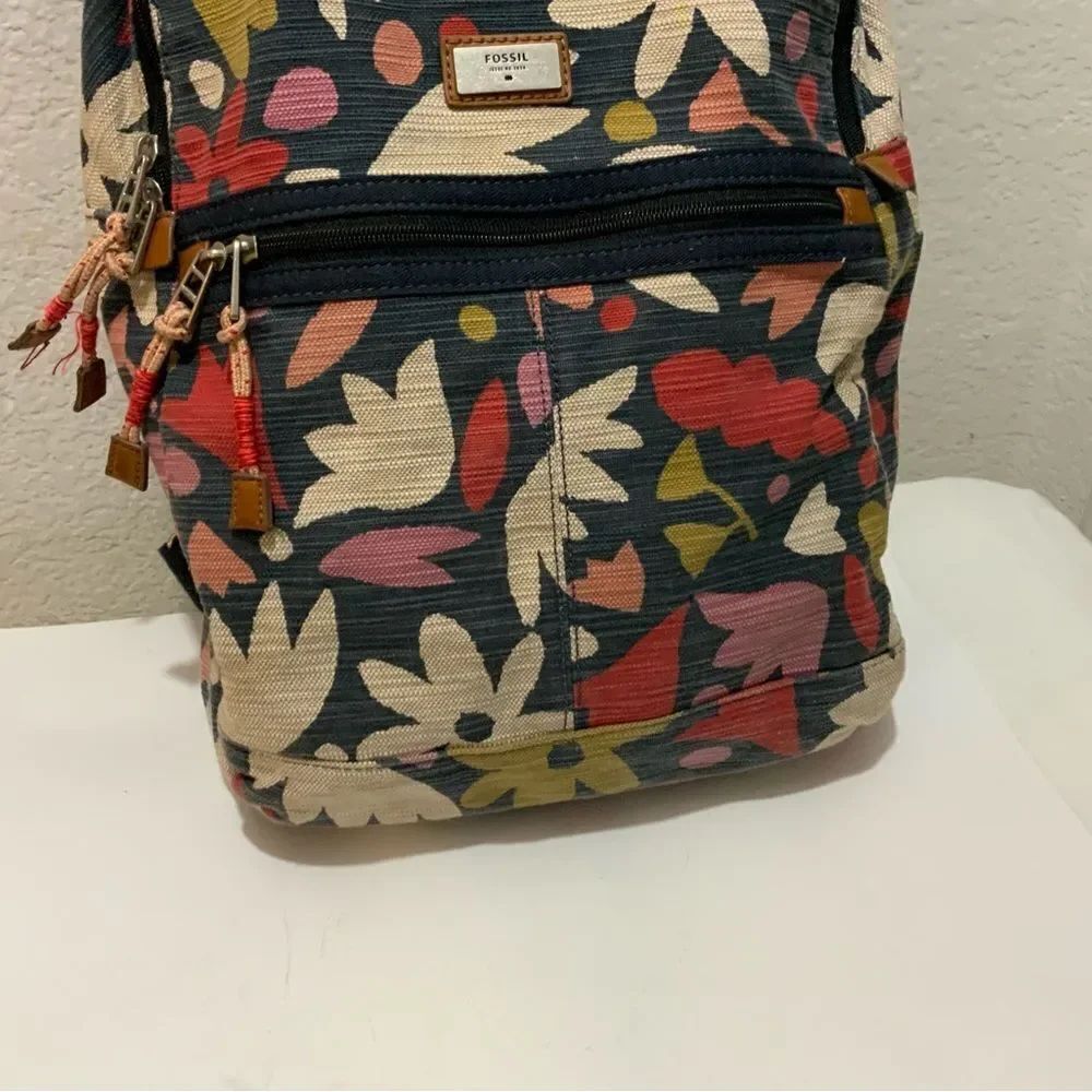 Fossil Blake Abstract Floral backpack multicolor - Picture 5 of 15
